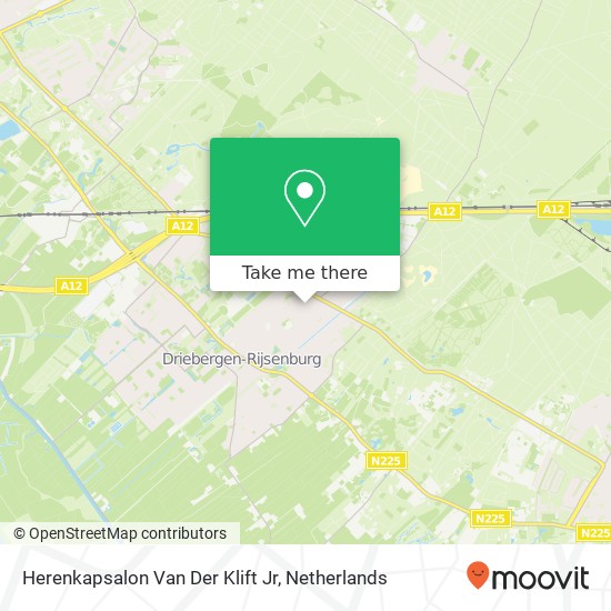 Herenkapsalon Van Der Klift Jr map