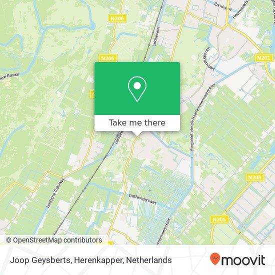 Joop Geysberts, Herenkapper map