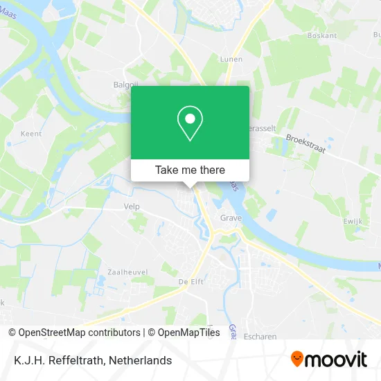 K.J.H. Reffeltrath map