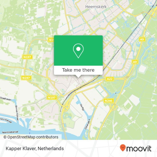 Kapper Klaver map