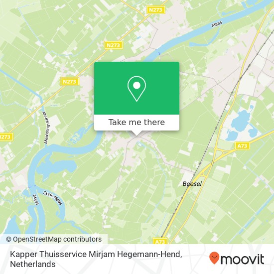 Kapper Thuisservice Mirjam Hegemann-Hend map