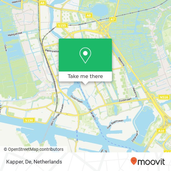 Kapper, De map