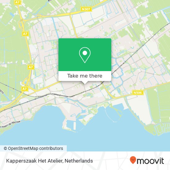 Kapperszaak Het Atelier map