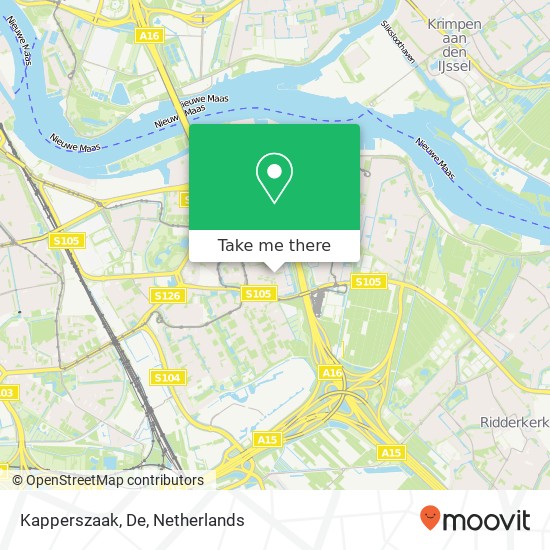 Kapperszaak, De map