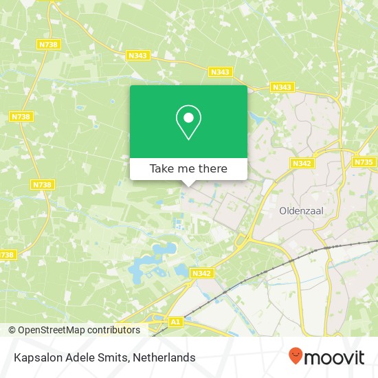 Kapsalon Adele Smits map