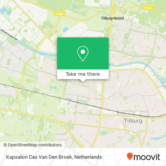 Kapsalon Cas Van Den Broek map