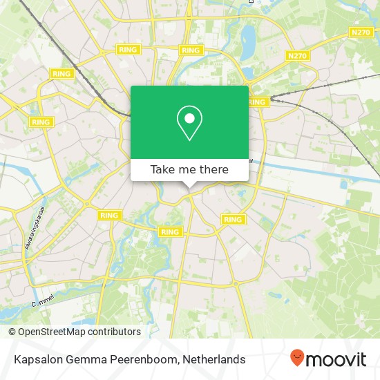 Kapsalon Gemma Peerenboom map