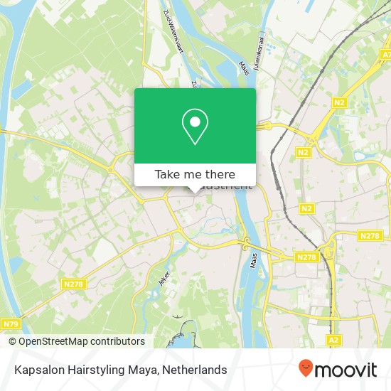 Kapsalon Hairstyling Maya map