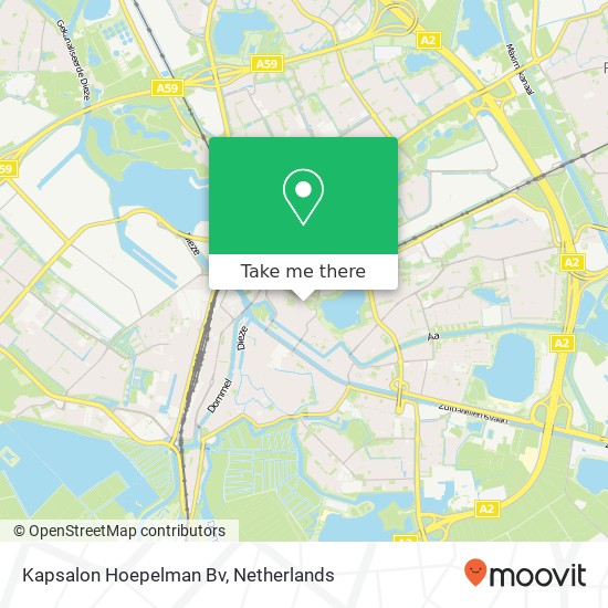 Kapsalon Hoepelman Bv map