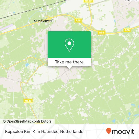 Kapsalon Kim Kim Haaridee map