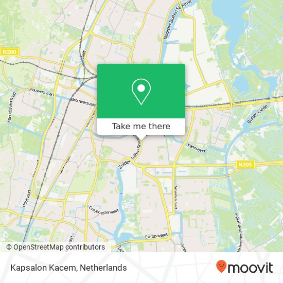 Kapsalon Kacem map