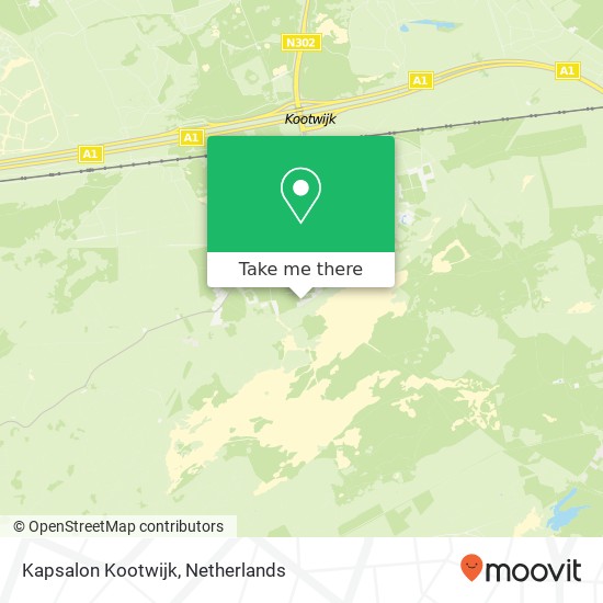 Kapsalon Kootwijk map