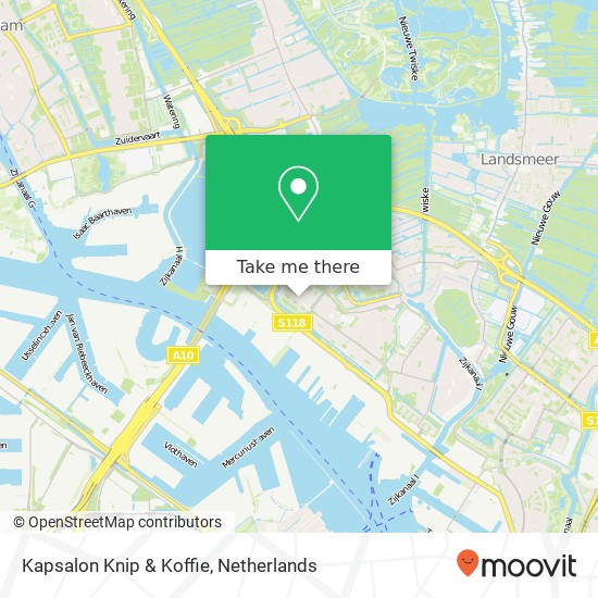 Kapsalon Knip & Koffie map