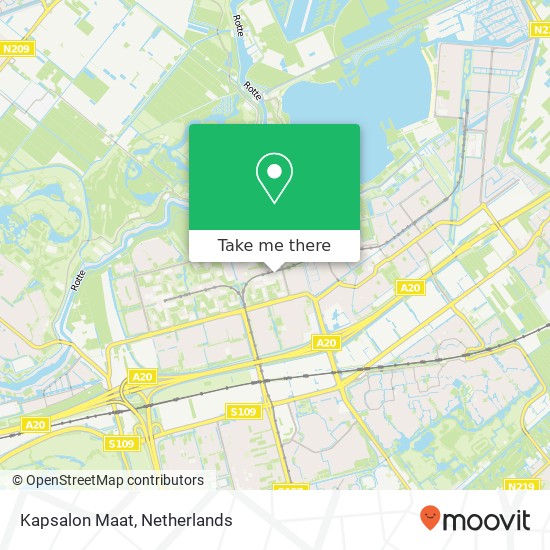 Kapsalon Maat map