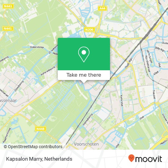 Kapsalon Marry map