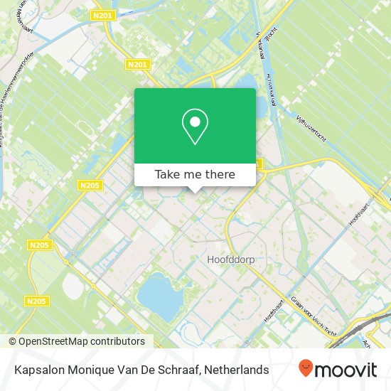 Kapsalon Monique Van De Schraaf map