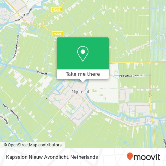 Kapsalon Nieuw Avondlicht map