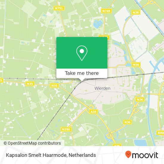 Kapsalon Smelt Haarmode map