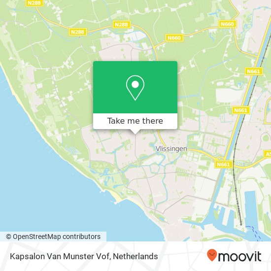 Kapsalon Van Munster Vof map