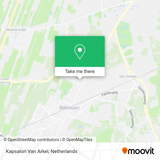 Kapsalon Van Arkel map