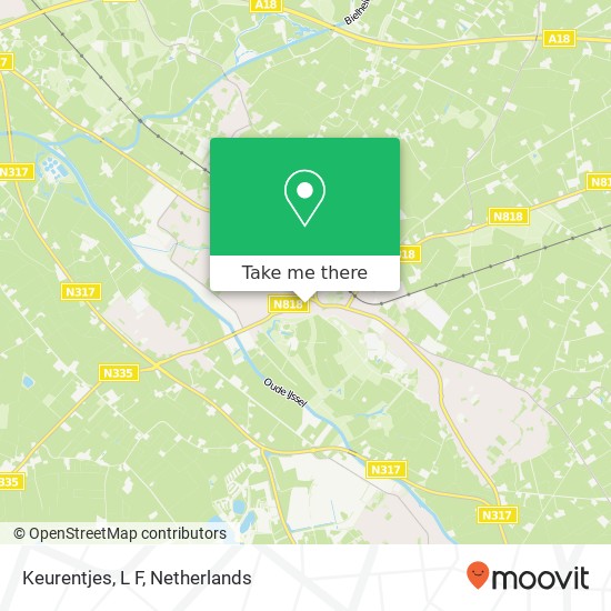 Keurentjes, L F map