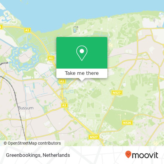 Greenbookings map