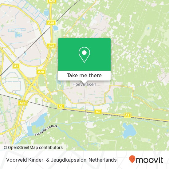 Voorveld Kinder- & Jeugdkapsalon Karte