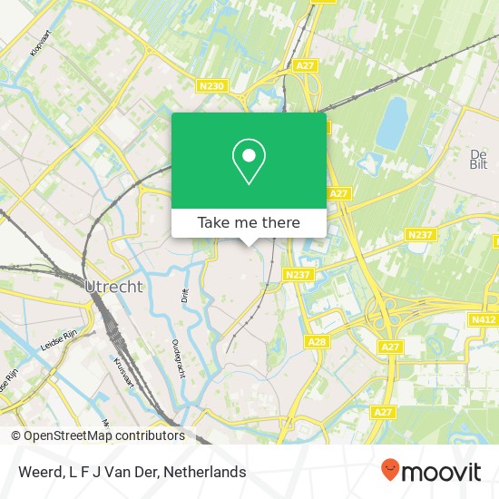 Weerd, L F J Van Der map