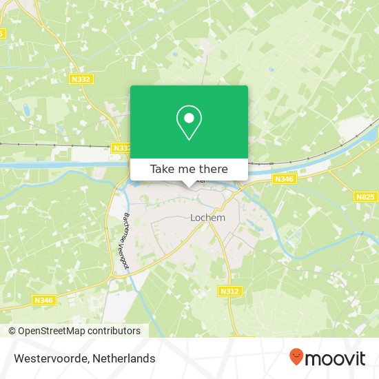 Westervoorde Karte