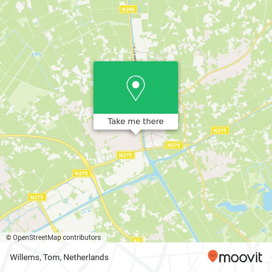 Willems, Tom map