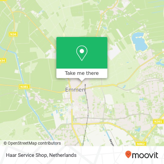 Haar Service Shop map