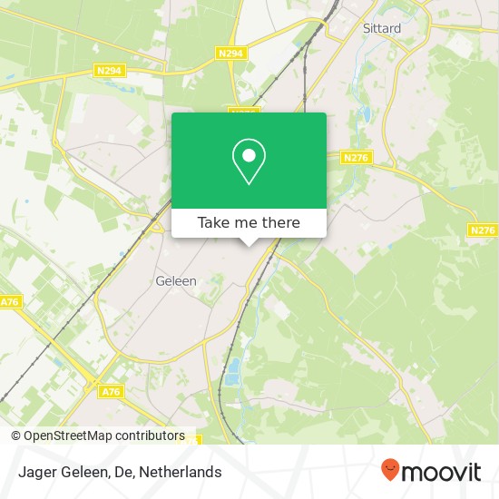 Jager Geleen, De map