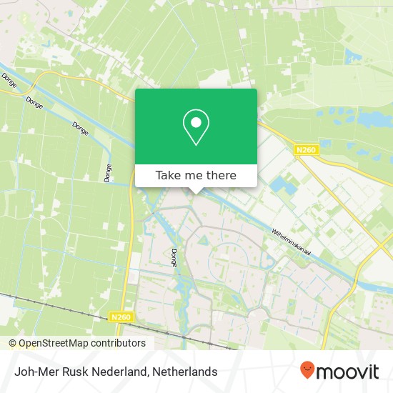 Joh-Mer Rusk Nederland map