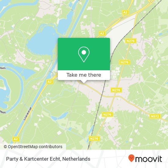 Party & Kartcenter Echt map