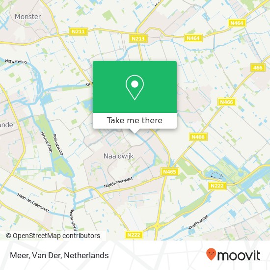 Meer, Van Der map