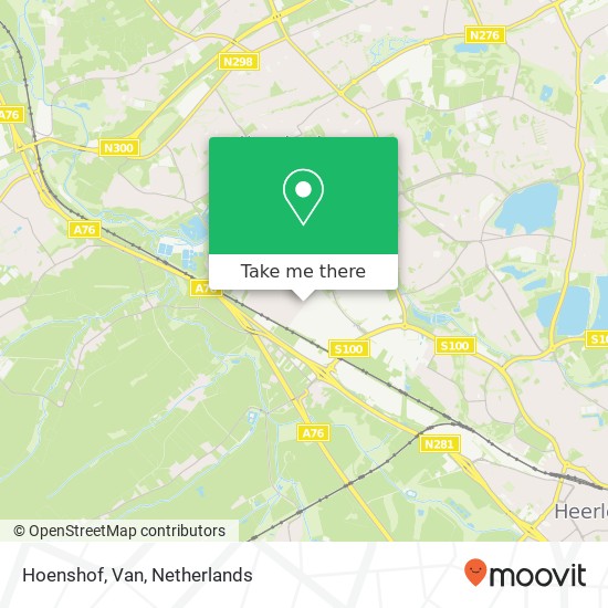 Hoenshof, Van map