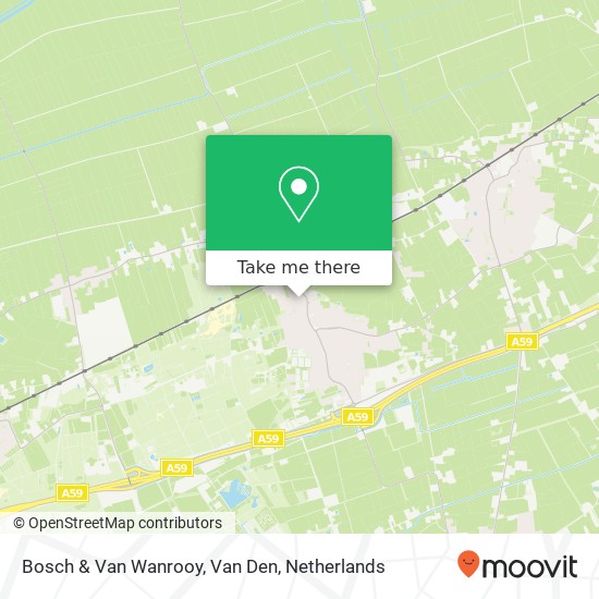 Bosch & Van Wanrooy, Van Den map