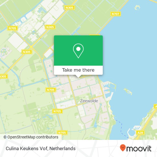 Culina Keukens Vof map