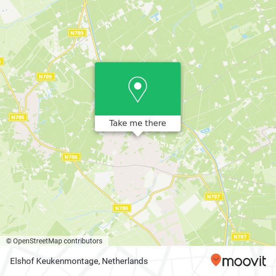 Elshof Keukenmontage map