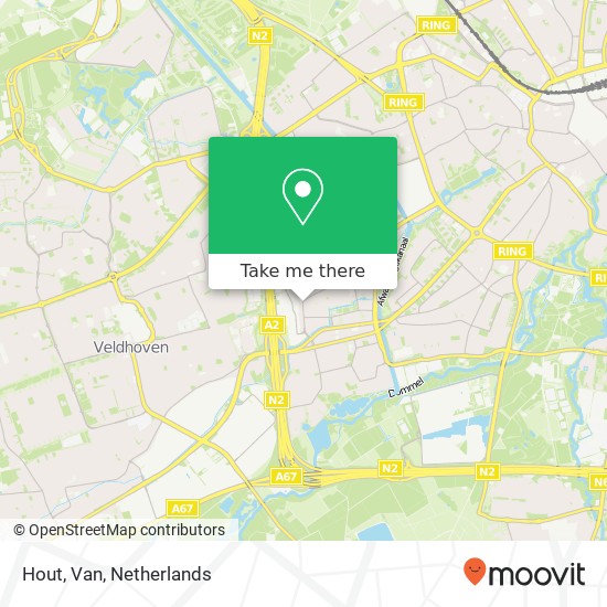 Hout, Van map