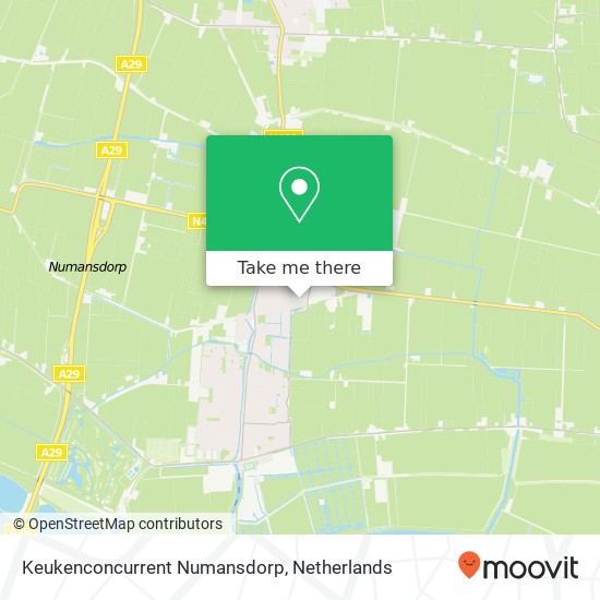 Keukenconcurrent Numansdorp Karte