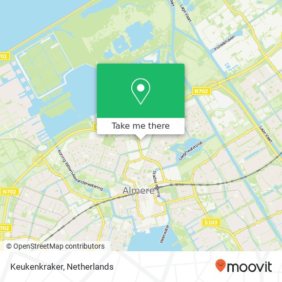 Keukenkraker map