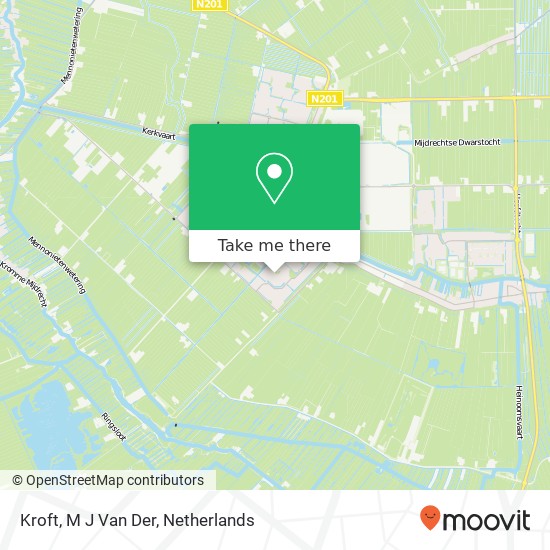 Kroft, M J Van Der map