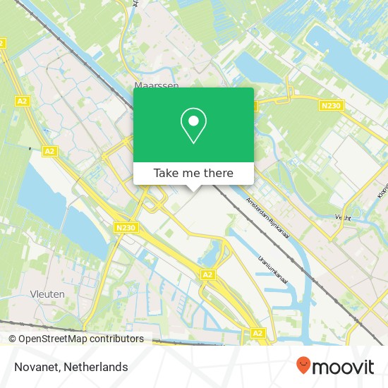 Novanet map