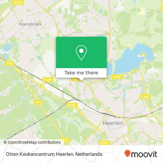 Otten Keukencentrum Heerlen map