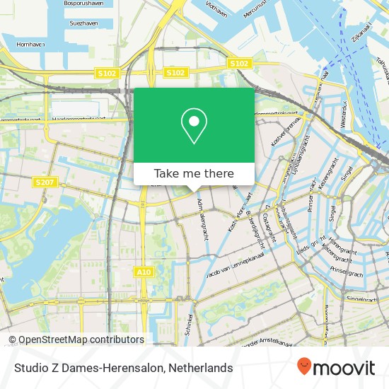 Studio Z Dames-Herensalon map