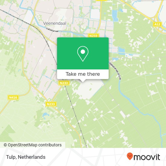 Tulp map