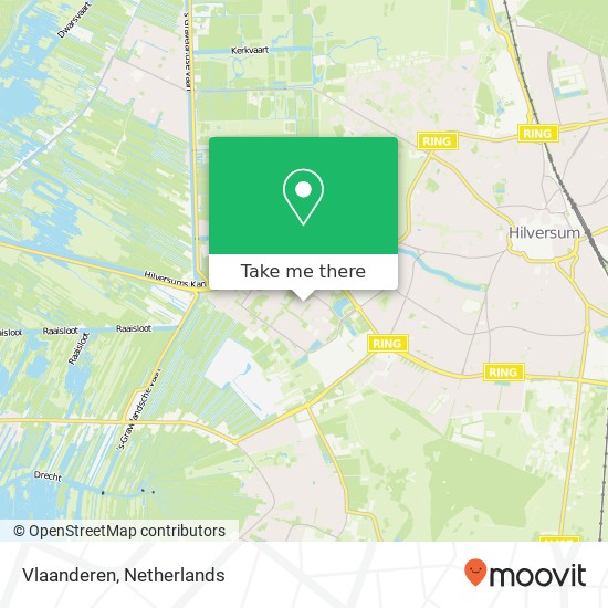 Vlaanderen map