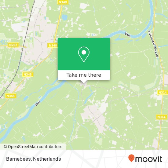 Barnebees map