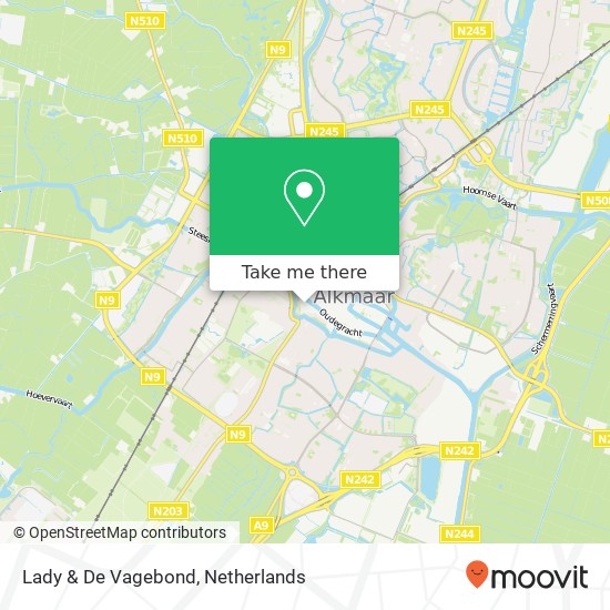 Lady & De Vagebond map